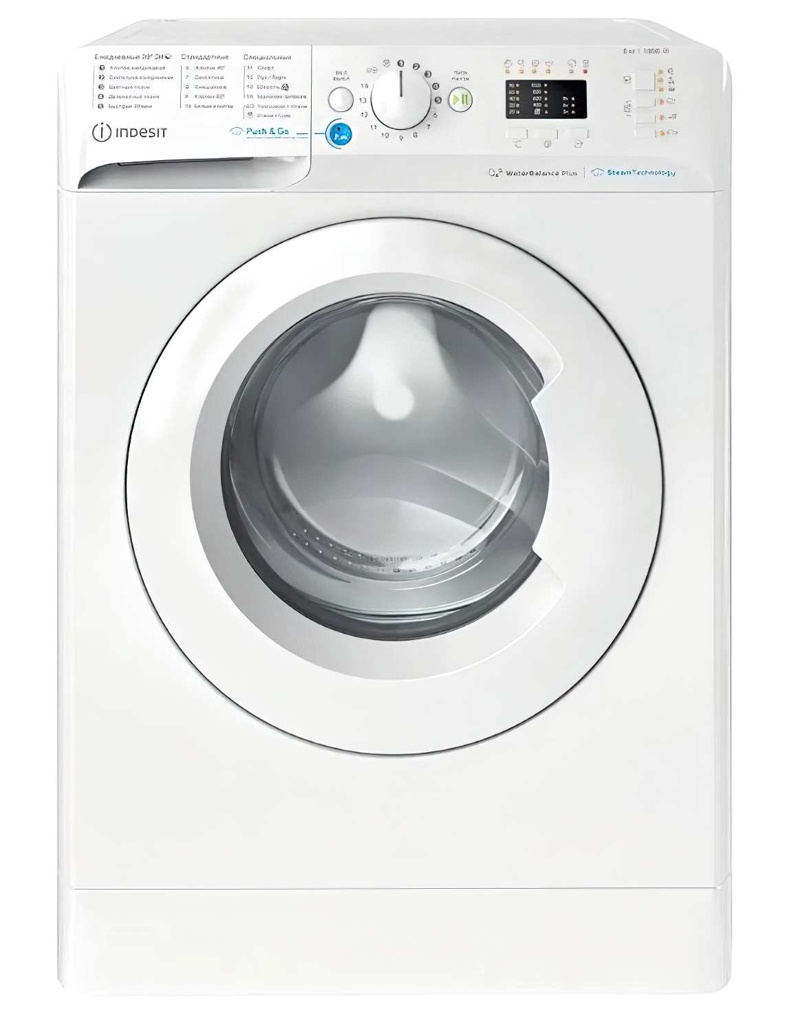 Изображение товара Стиральная машина Indesit Bwsa61051wwvru 6 кг фронтальная белая