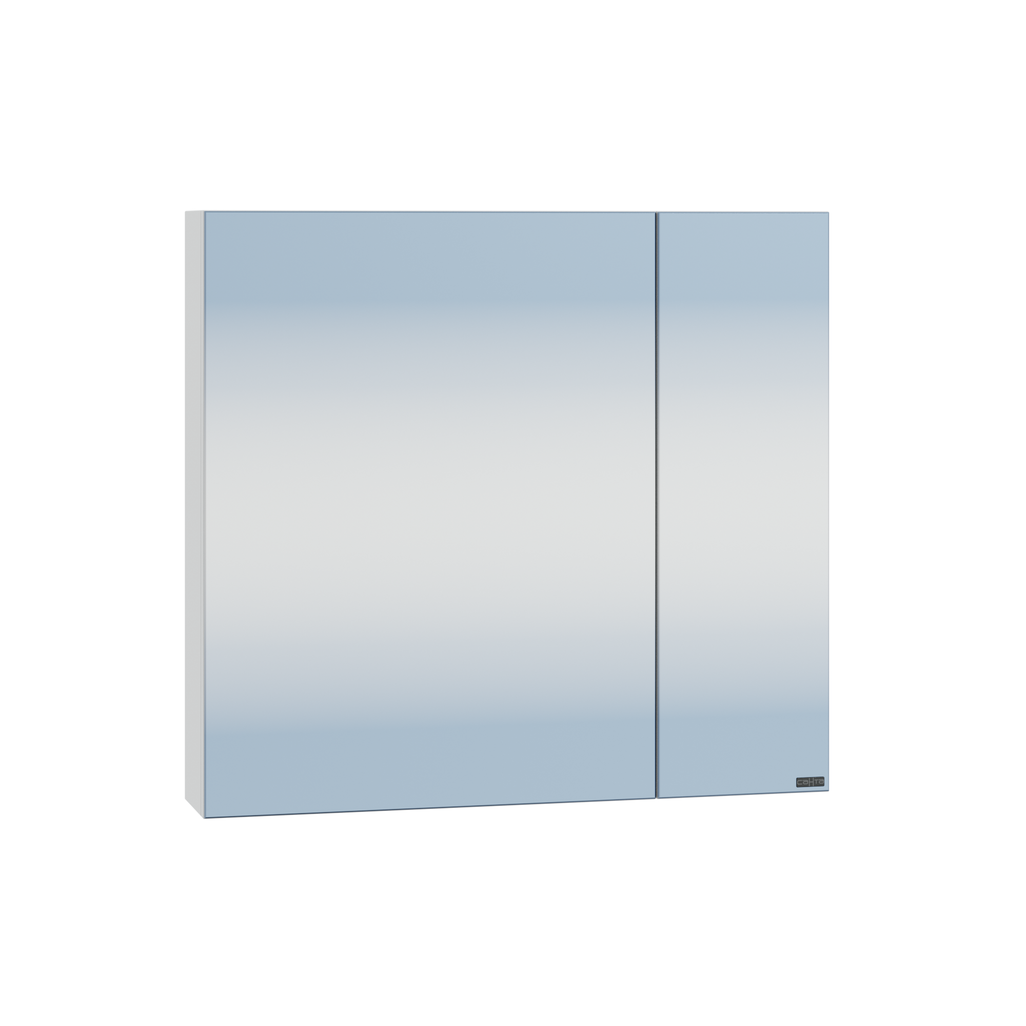 Изображение товара Шкаф для ванной СанТа Аврора 700334 подвесной с зеркалом белый влагостойкий