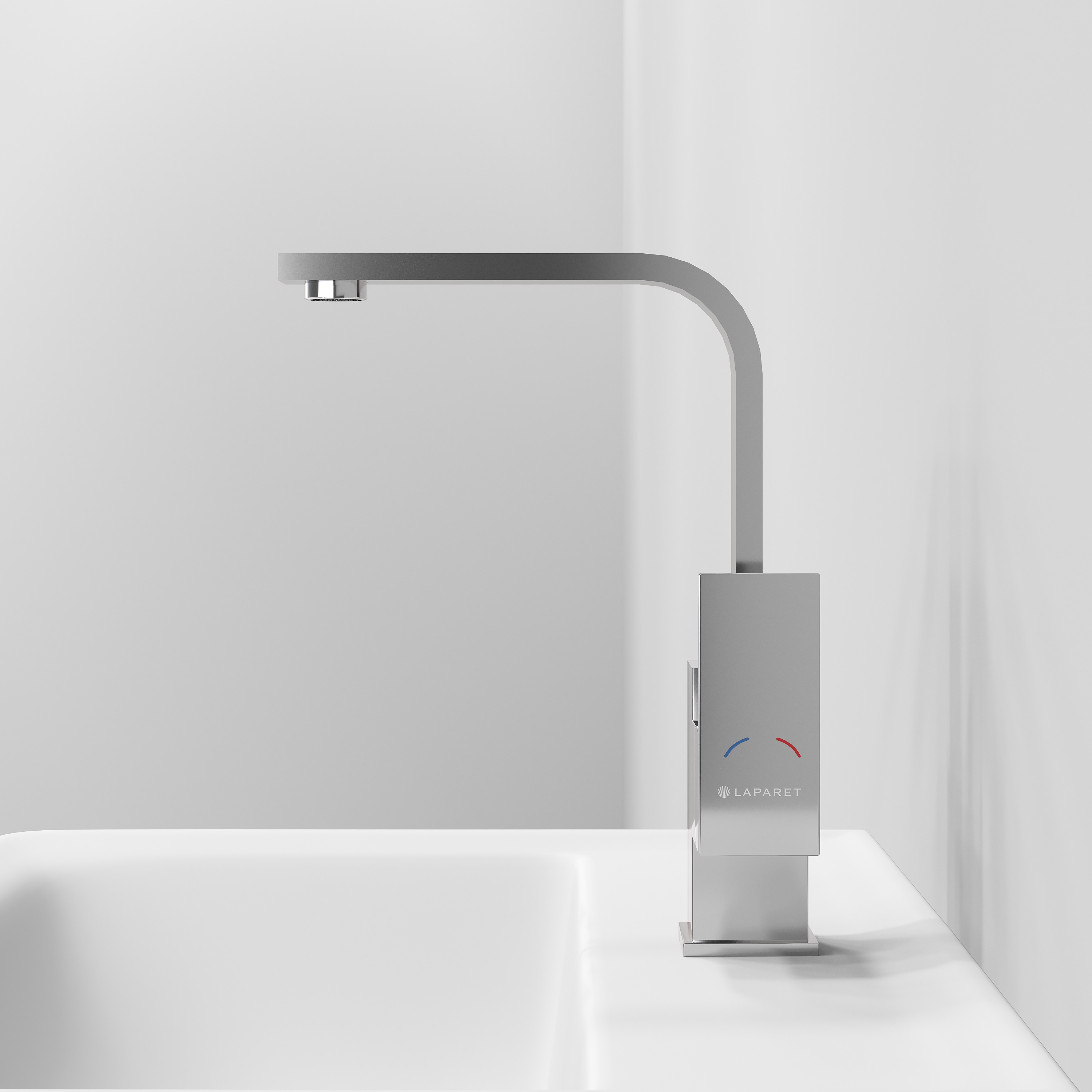 Изображение товара Смеситель для раковины Laparet N4014402LPT однорычажный цвет хром