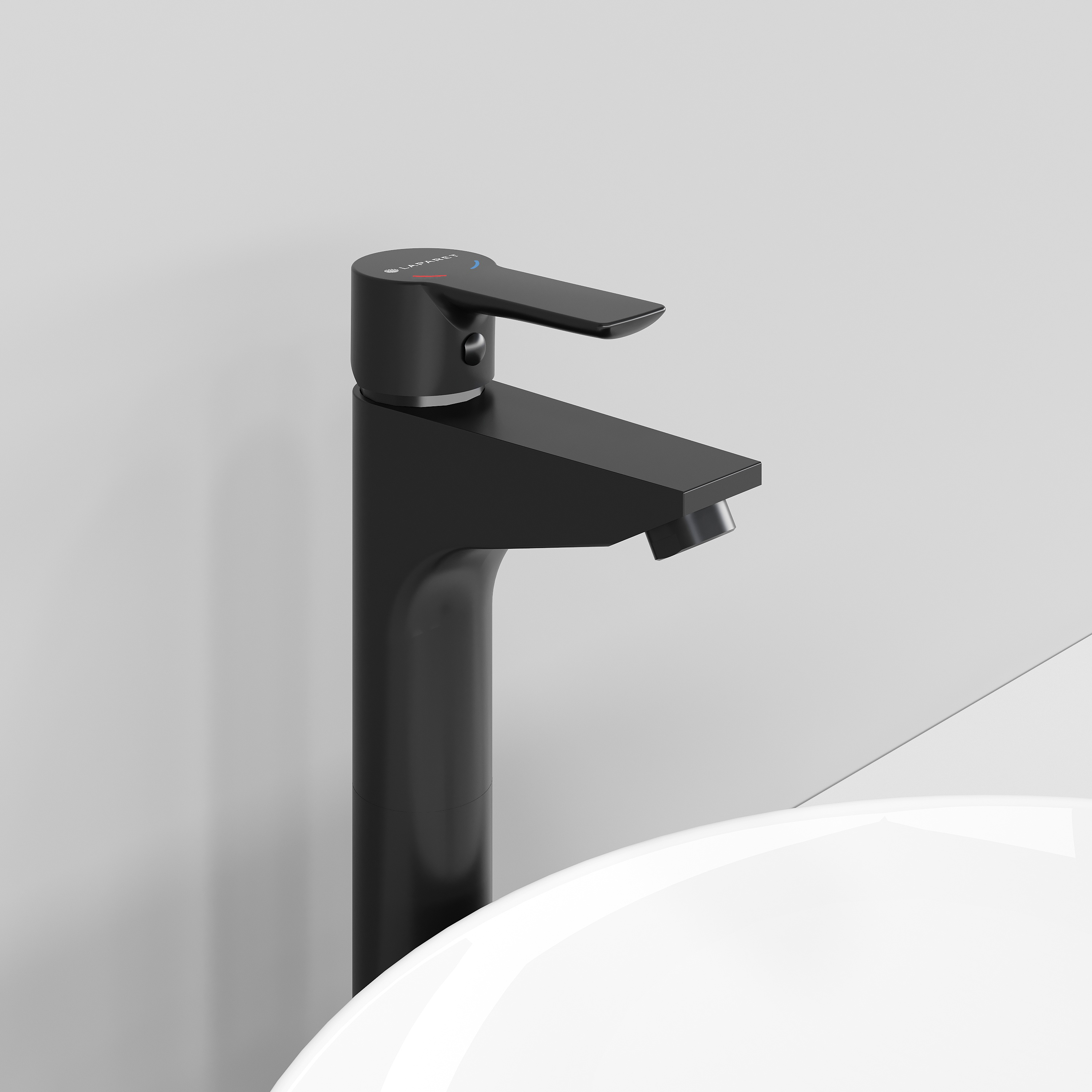 Изображение товара Смеситель для раковины Laparet N2016229LPT однорычажный цвет черный