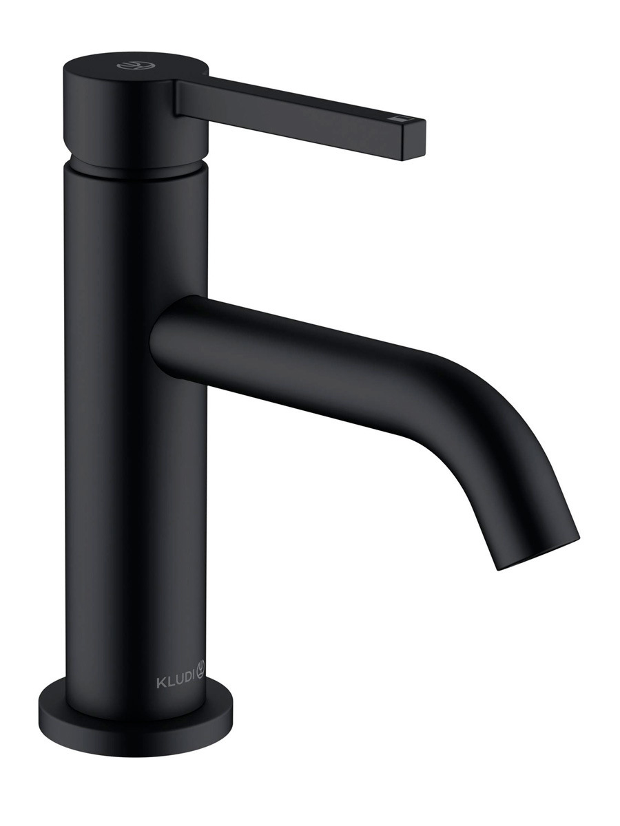Изображение товара Смеситель Kludi Nova Fonte для раковины (Черный) 1 рычаг, 3/8"