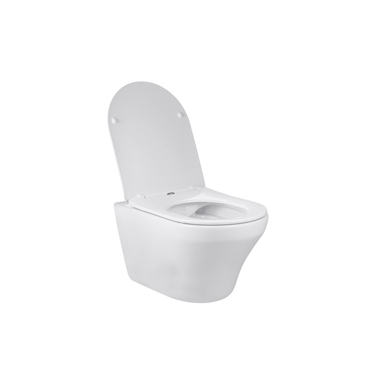 Изображение товара Подвесной унитаз Vincea Edge-M VT1-37 безободковый с сиденьем Soft Close белый