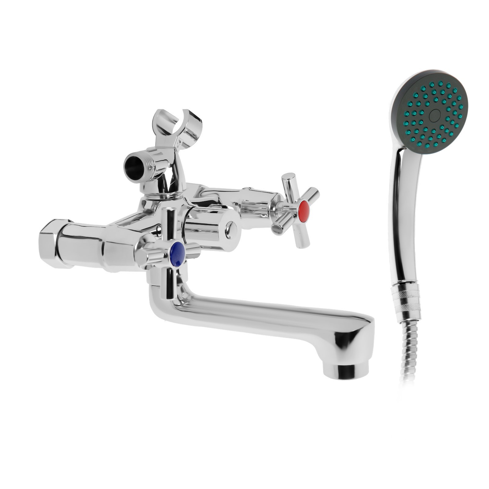 Изображение товара Смеситель для ванны Zein 9278937 однорычажный с душевой лейкой цвет хром