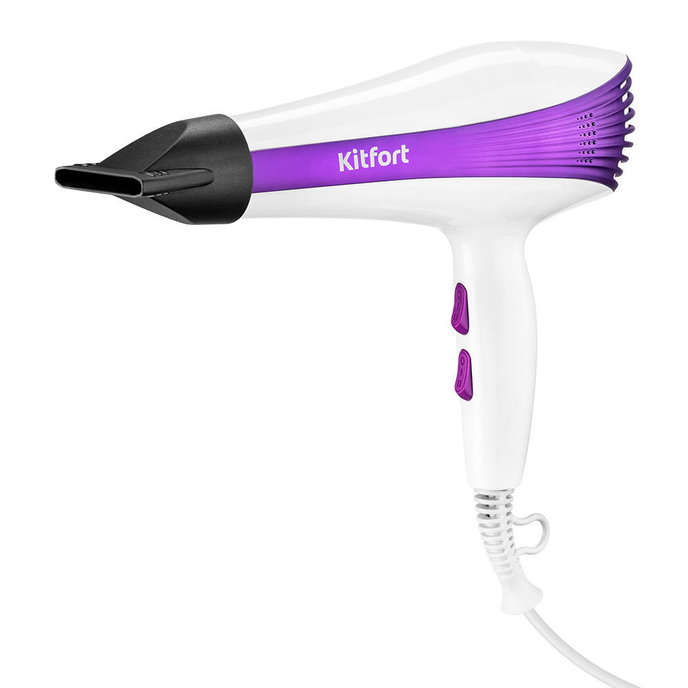Изображение товара Фен Kitfort КТ-3214 1200 Вт с регулировкой температуры и насадкой