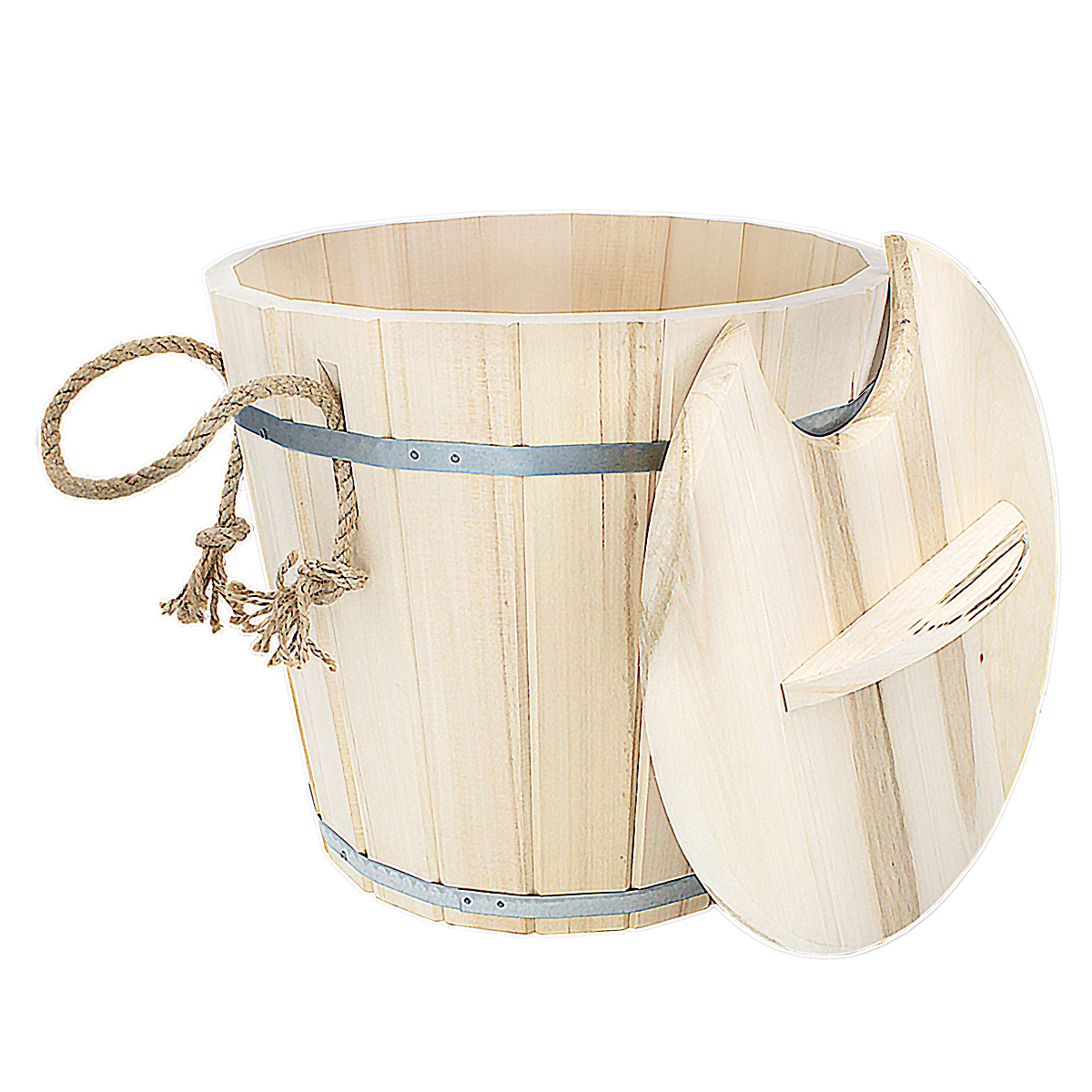 Изображение товара Запарник с крышкой Бацькина баня 30016-ЛМ 25л