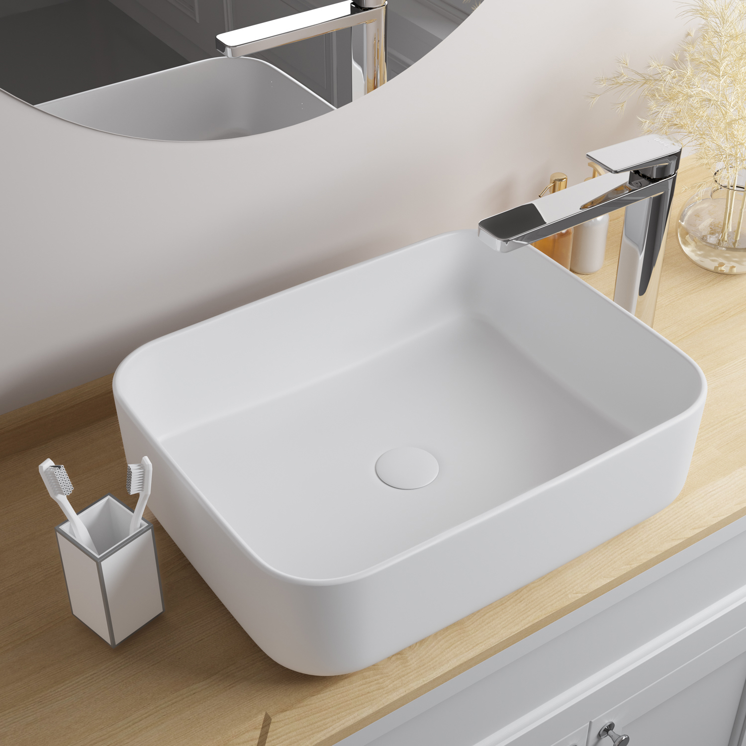 Изображение товара Раковина накладная Iddis bridge BRIWM05i27 50см цвет белый