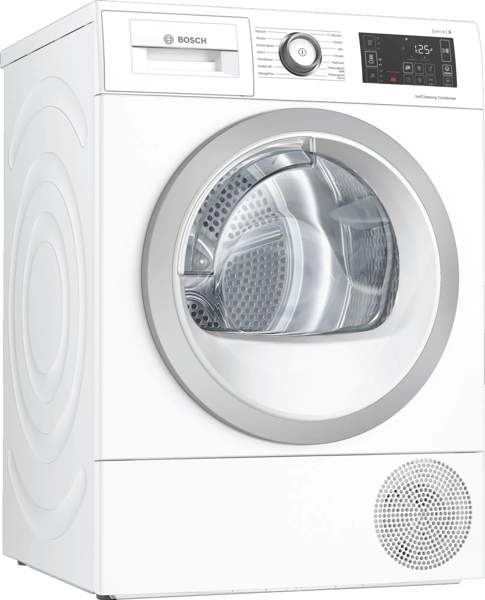 Изображение товара Сушильная машина Bosch WTU 876HASN с тепловым насосом 9 кг, энергоэффективная
