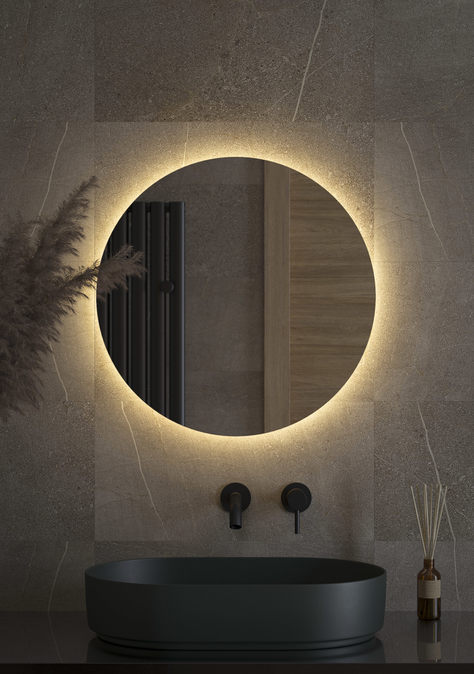 Изображение товара Зеркало DEFESTO Opti 60x60 с подсветкой