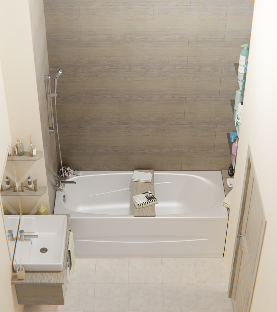 Изображение товара Прямоугольная ванна Leman 3.VAK.LB170 акрил 170x70см