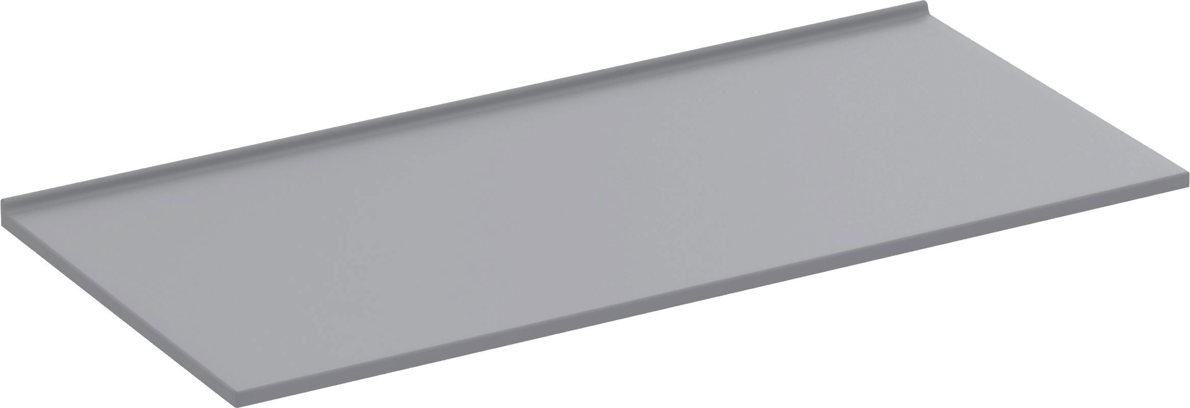 Изображение товара Столешница в ванную Good door ст00023 100x47см Синтетический камень цвет серый