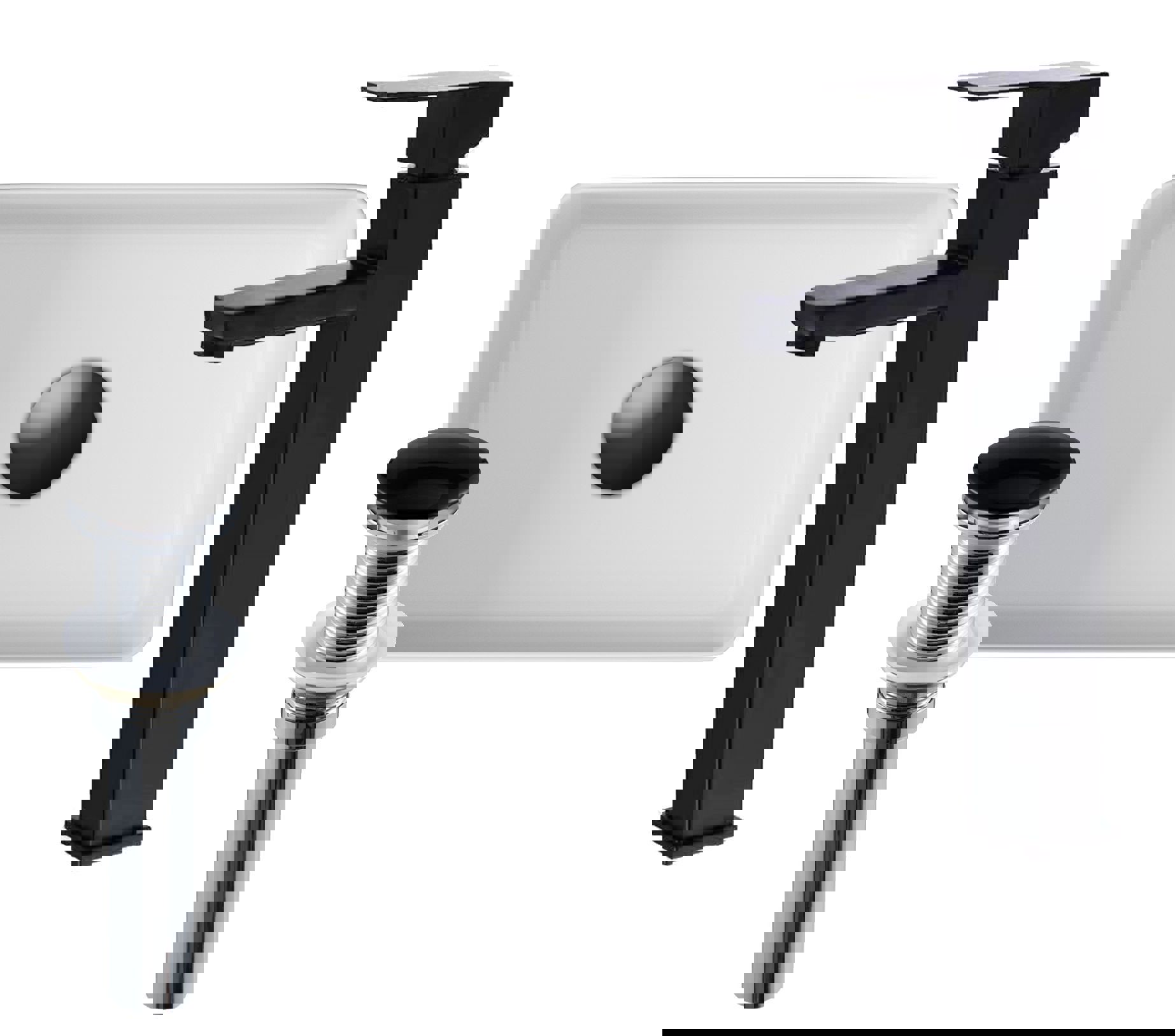 Изображение товара Накладная раковина BAU Hotel mini 37x23 с смесителем и выпуском click clack