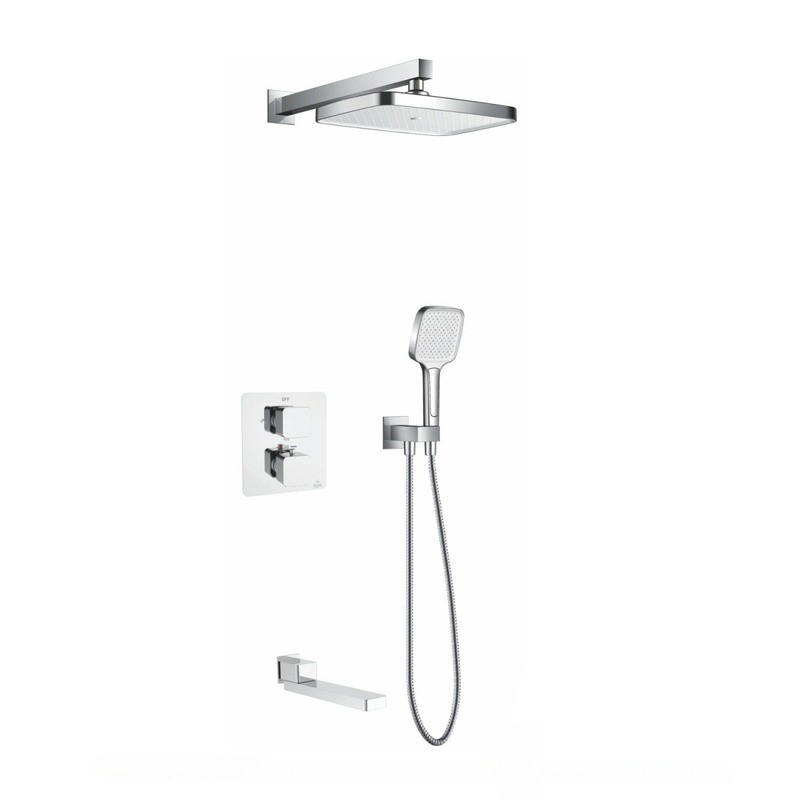 Изображение товара Душевая стойка Rose R95 R1595F 3 режимная цвет хром/белый