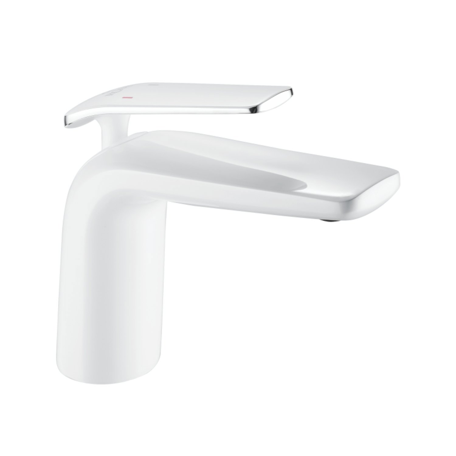 Изображение товара Смеситель для раковины Rose R3901F однорычажный цвет белый, хром