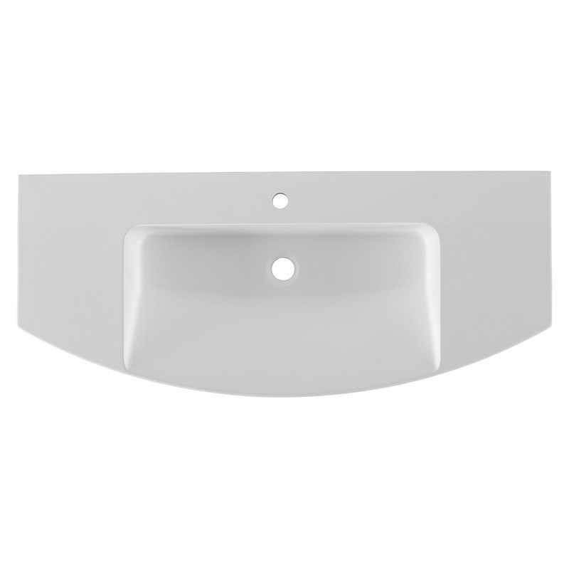 Изображение товара Раковина подвесная DE AQUA Лонг НФ-00006753 119.5см белая глянцевая