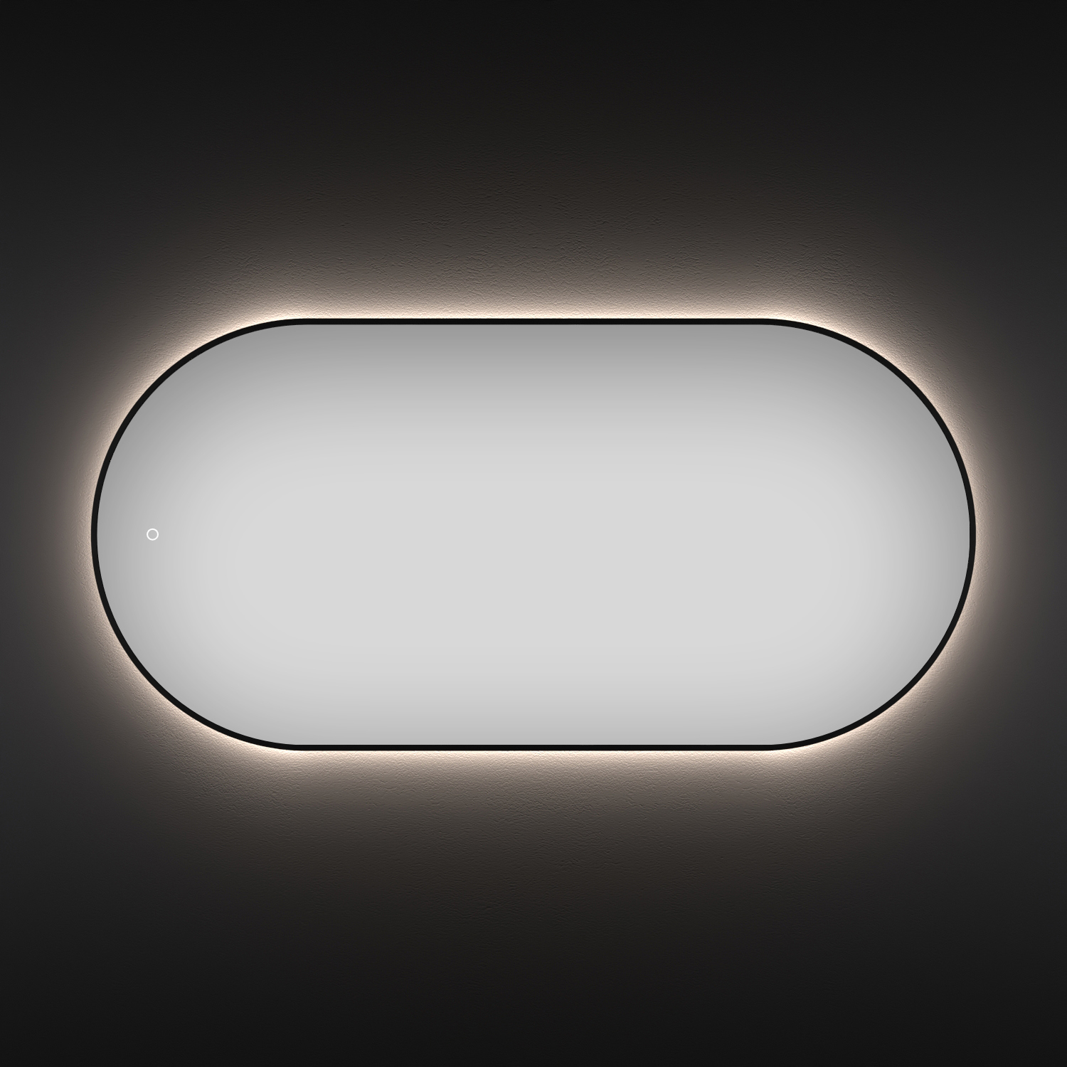 Изображение товара Зеркало в ванную Wellsee 7 Rays Spectrum с подсветкой овальное 100x55 см