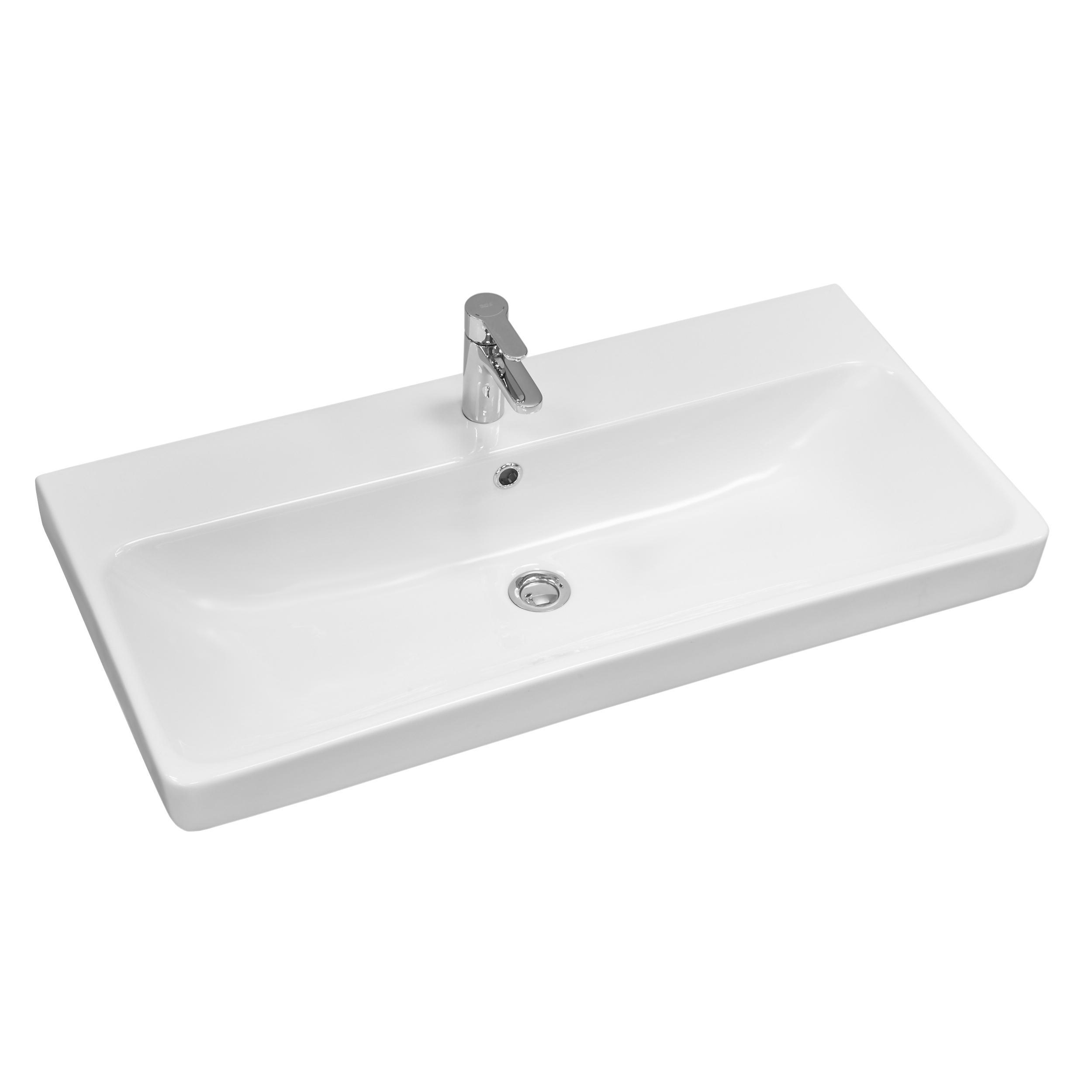 Изображение товара Раковина Santek СП-00051403 90 см белая мебельная