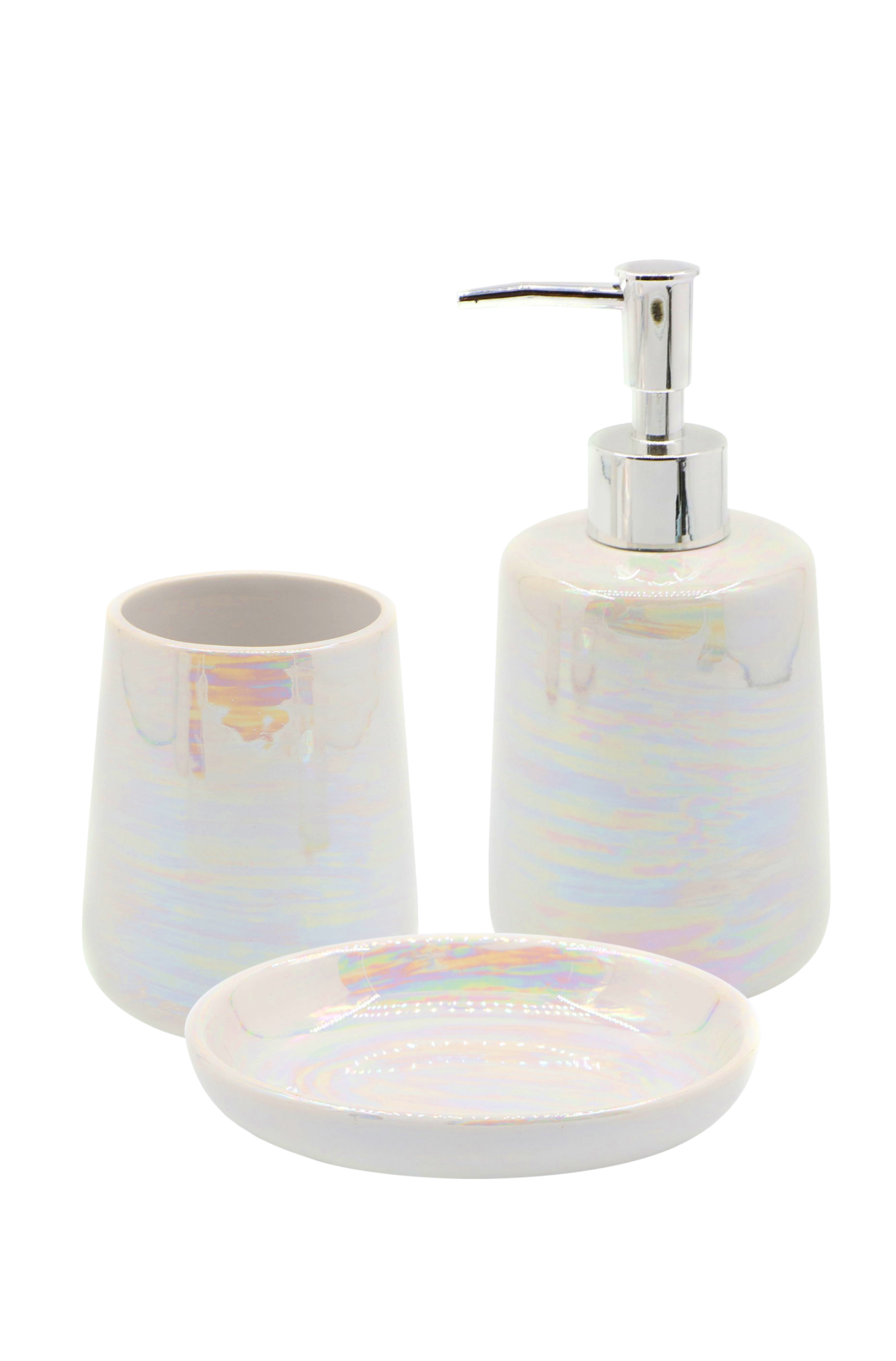 Изображение товара Набор для ванной Pearl из керамики с перламутровым покрытием от ND PLAY