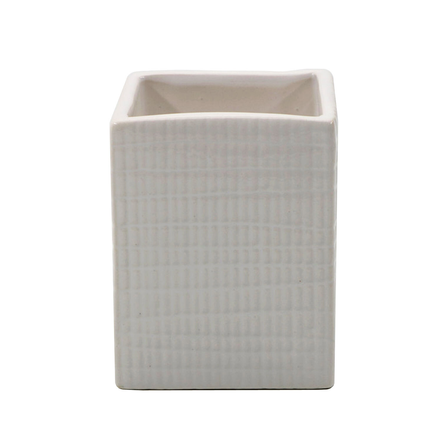 Изображение товара Стакан для зубных щеток ND PLAY Пятый элемент Белый керамический 7x7x9 см Изображение товара Стакан для зубных щеток ND PLAY Пятый элемент Белый керамический 7x7x9 см