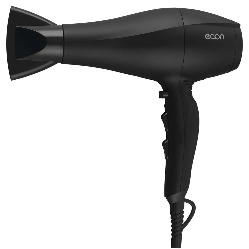 Изображение товара Фен Econ ECO-BH224D 2200 Вт с ионизацией и насадками для укладки
