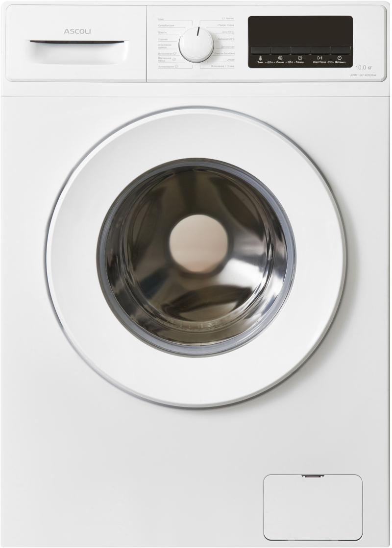 Изображение товара Стиральная машина Ascoli Awmt-901481eibw 59.5x85x58 см 10 кг цвет белый