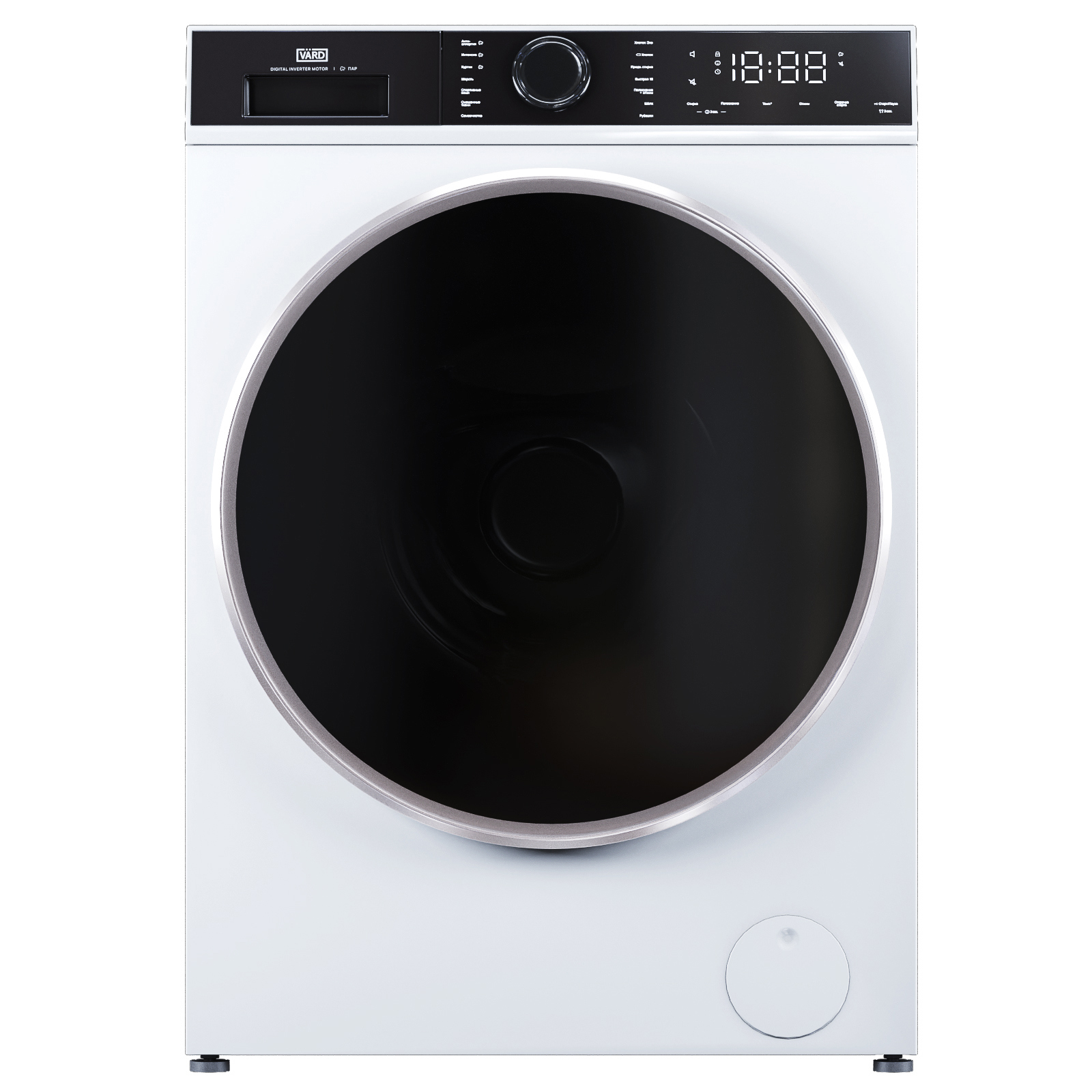 Изображение товара Стиральная машина VARD VWF494 9 кг 1400 обмин белый с функцией пар