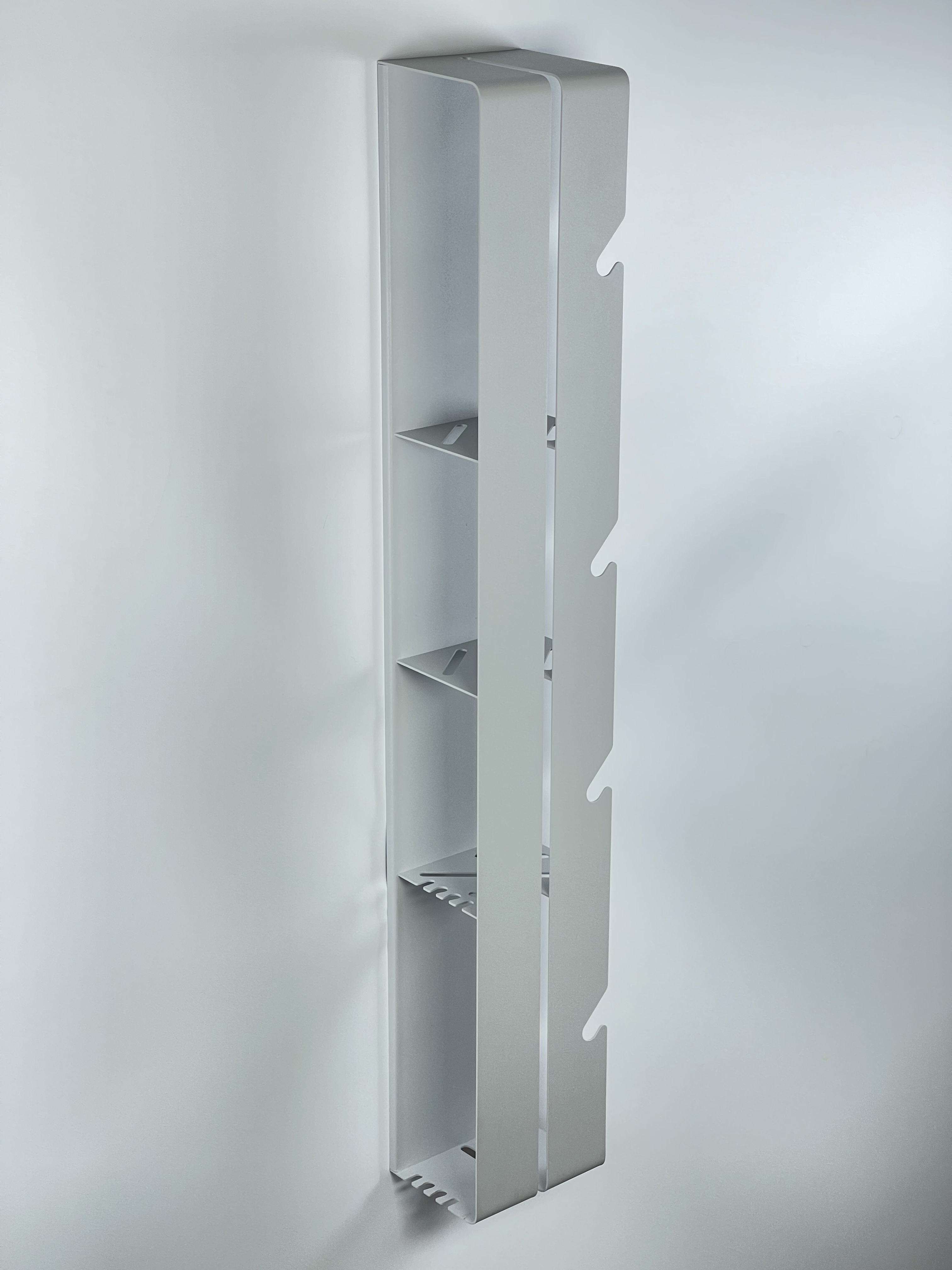 Изображение товара Полка для ванной комнаты Мастерская уюта Зонт vertical_grey сталь 97x13 см