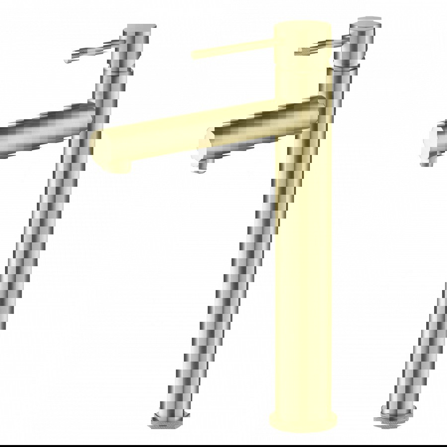 Изображение товара Смеситель для раковины однорычажный с высоким изливом Timo Saona 2311/17F золото матовое