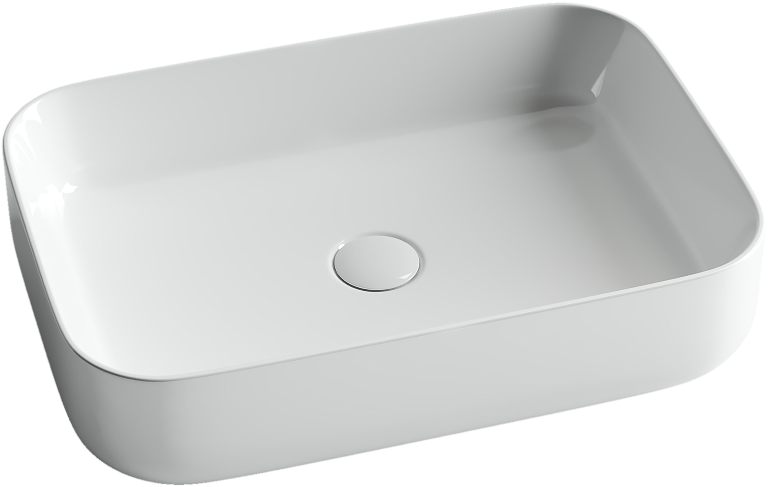 Изображение товара Раковина накладная Ceramicanova element CN5004 60см цвет белый