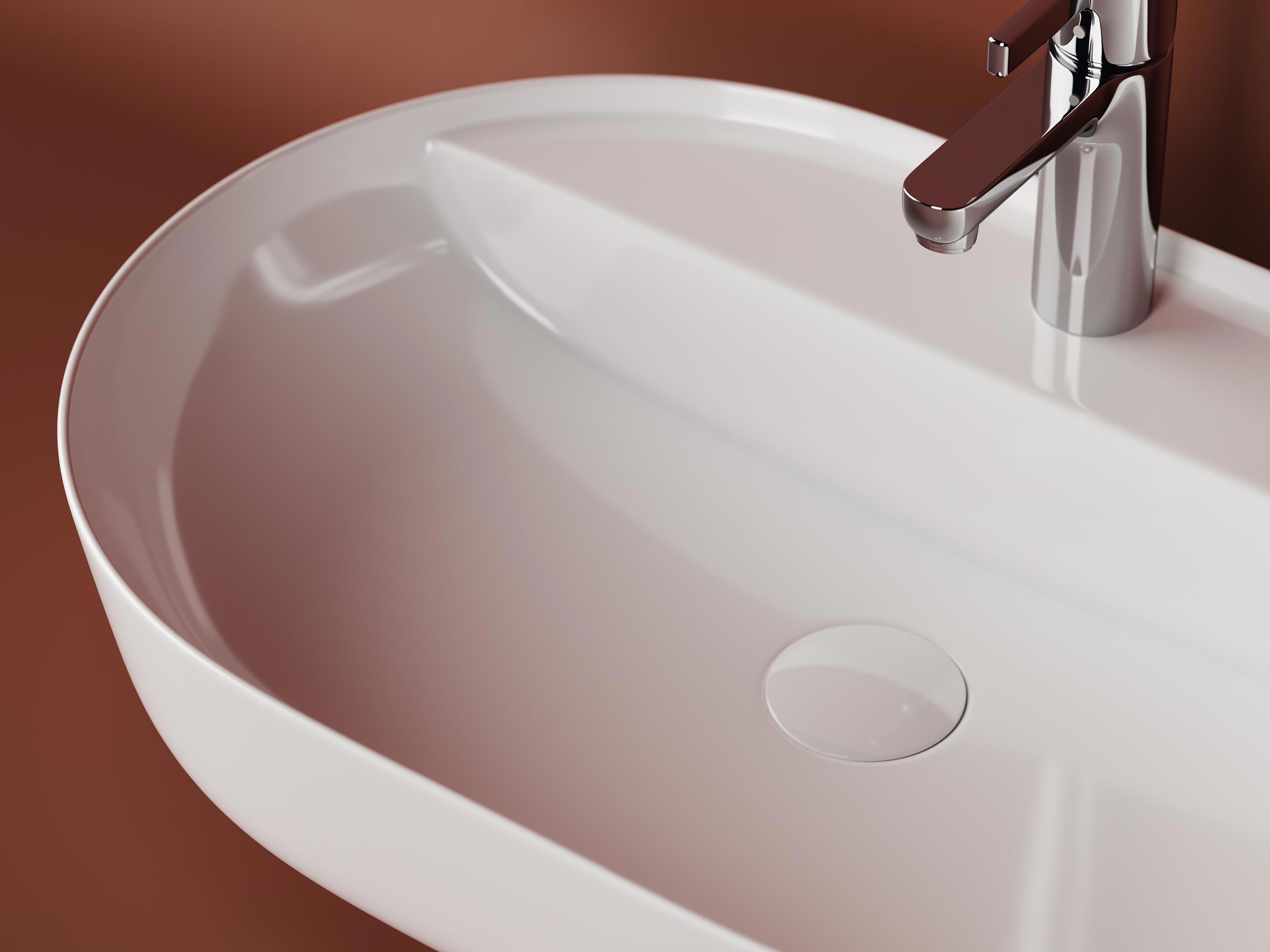 Изображение товара Rаковина накладная CERAMICANOVA MODO CN2004 61 см Белая