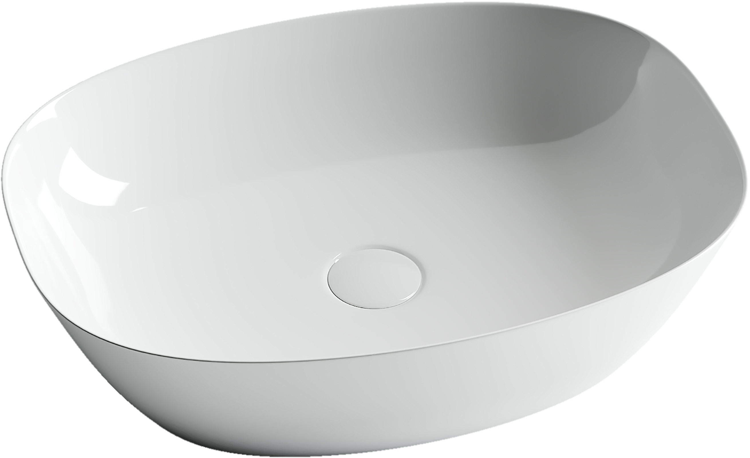 Изображение товара Раковина накладная Ceramicanova element CN5005 50см цвет белый Изображение товара Раковина накладная Ceramicanova element CN5005 50см цвет белый