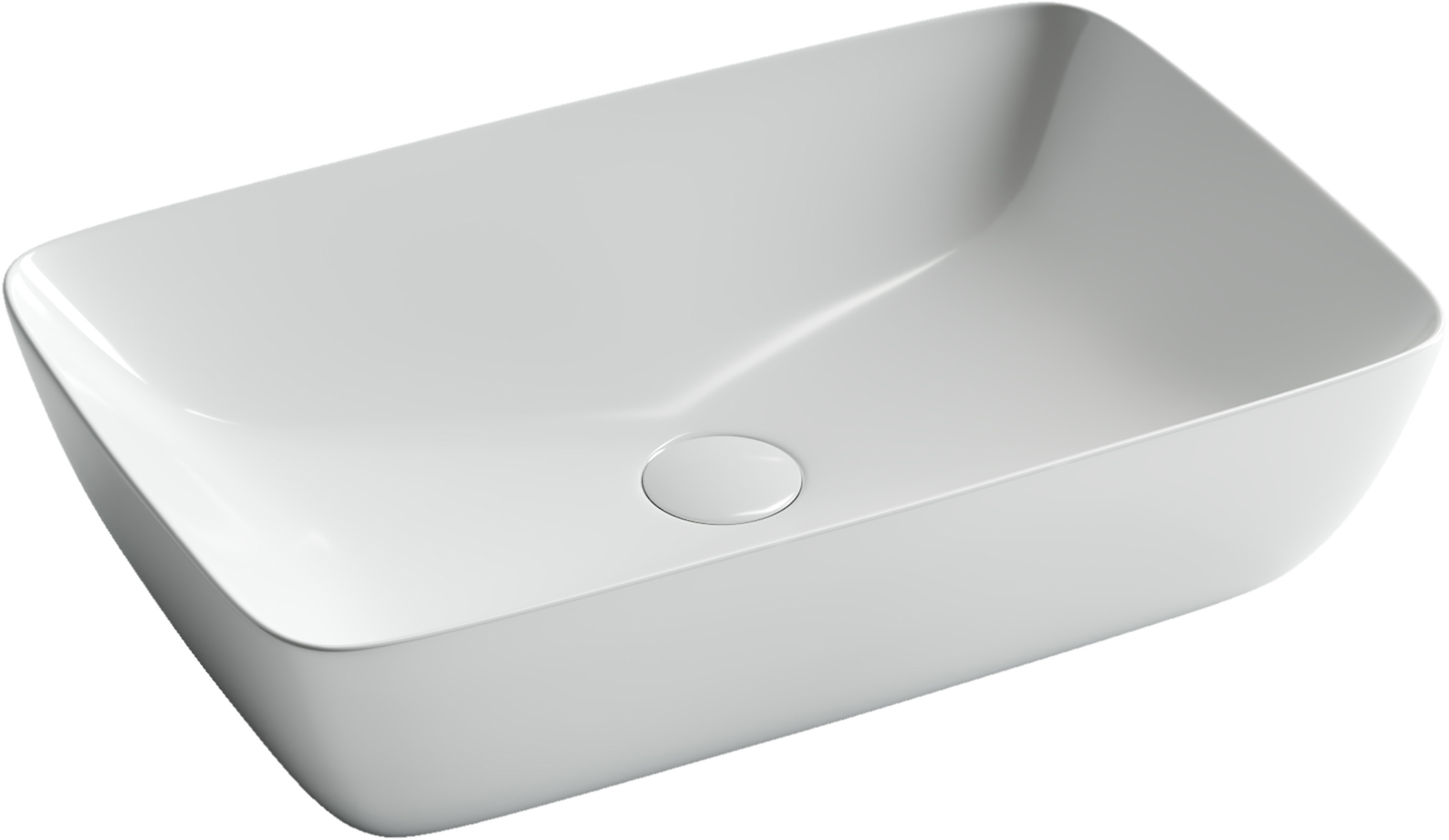 Изображение товара Раковина накладная Ceramicanova form CN2003 58см цвет белый