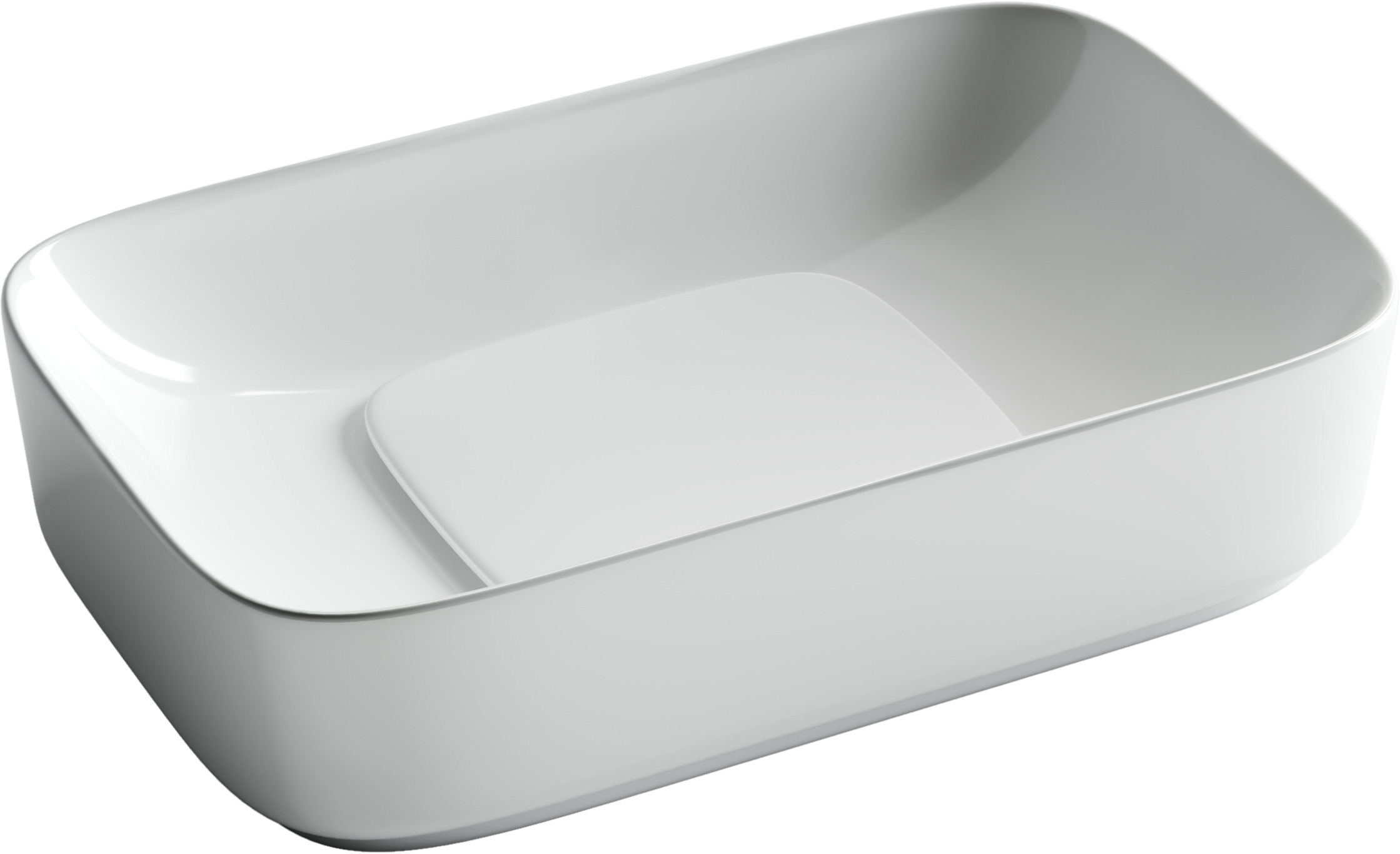 Изображение товара Раковина накладная Ceramicanova element CN5021 60см цвет белый