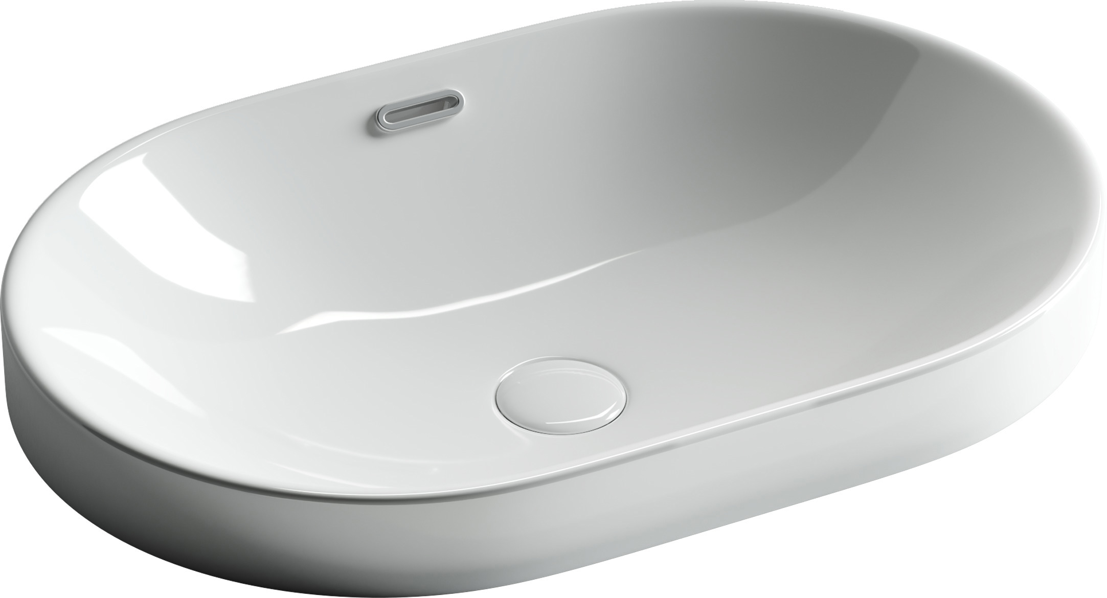 Изображение товара Раковина мебельная Ceramicanova element CN5020 овальная белая 60см