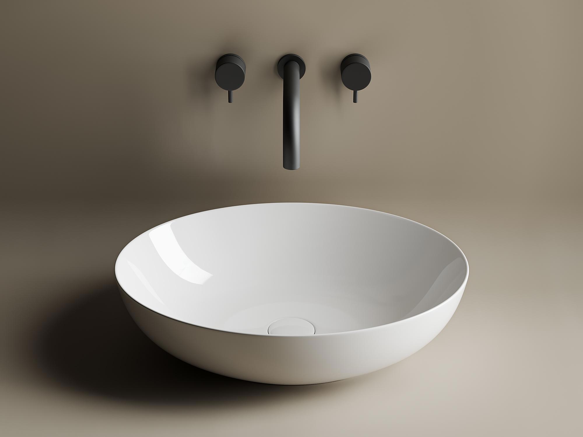 Изображение товара Раковина накладная Ceramicanova element CN6017 52см белый глянцевый