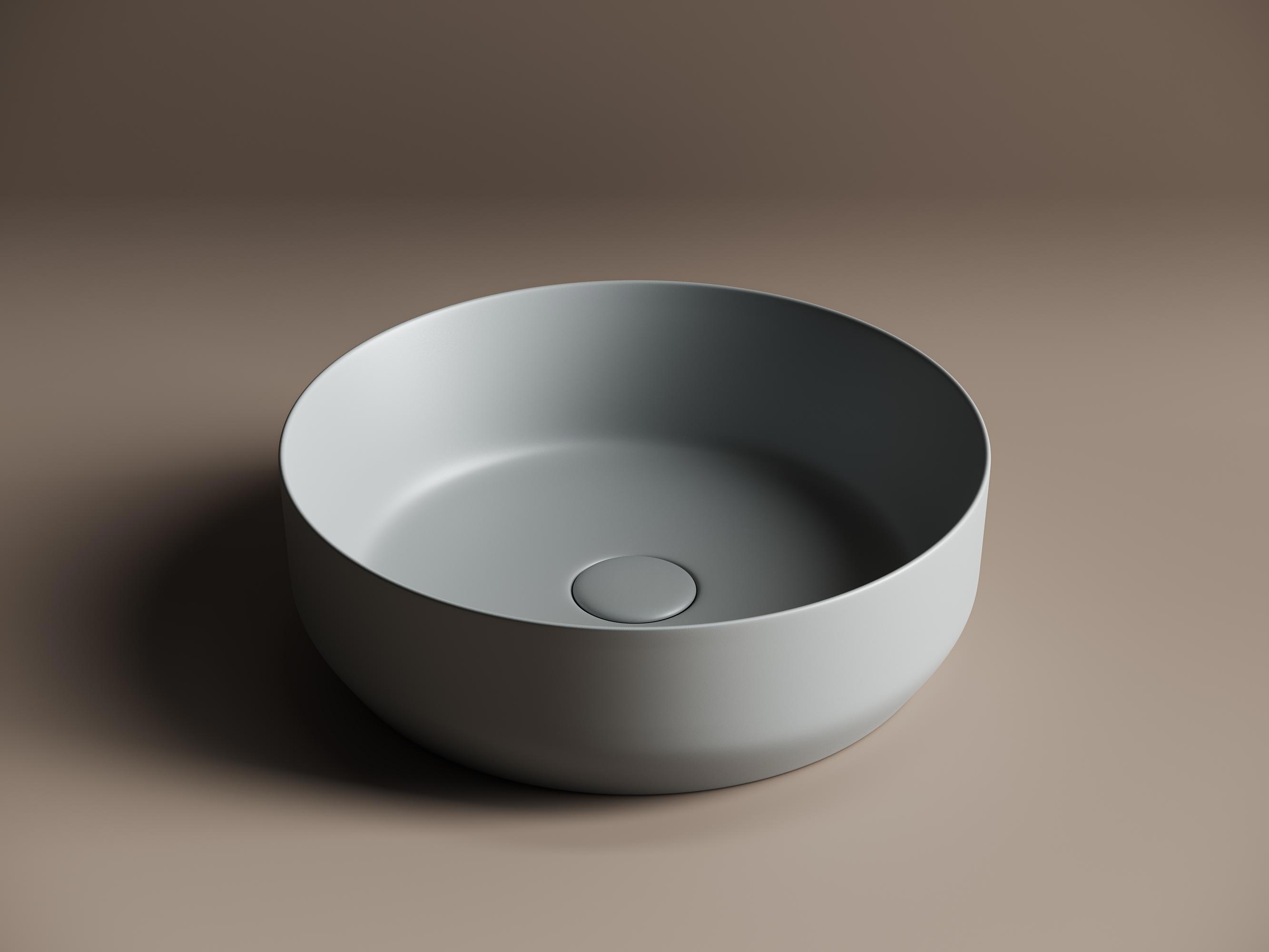 Изображение товара Раковина накладная Ceramicanova element CN6022MH 39см цвет антрацит