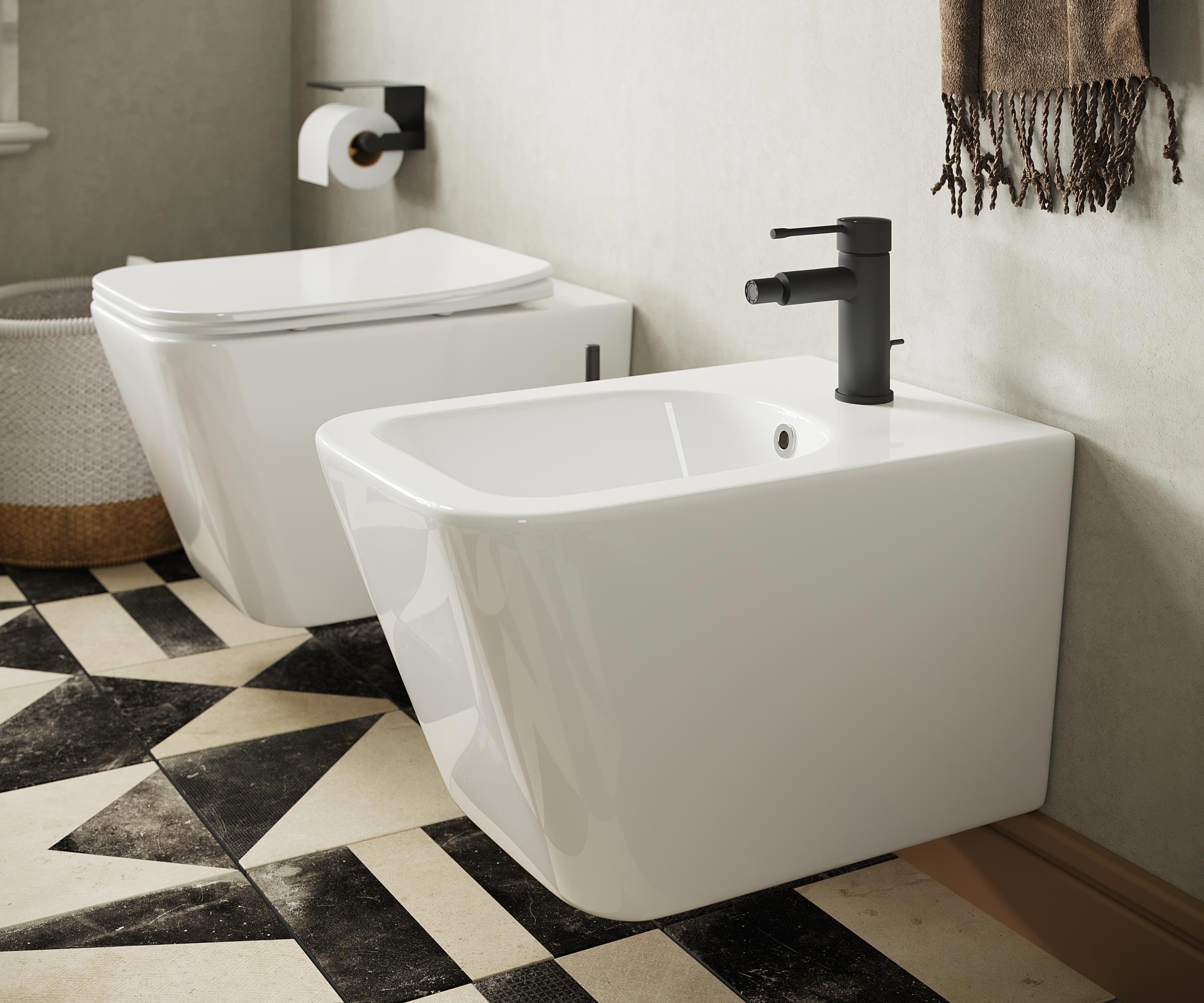 Изображение товара Подвесной унитаз CERAMICANOVA Metric Rimless CN3007 безободковый с микролифтом