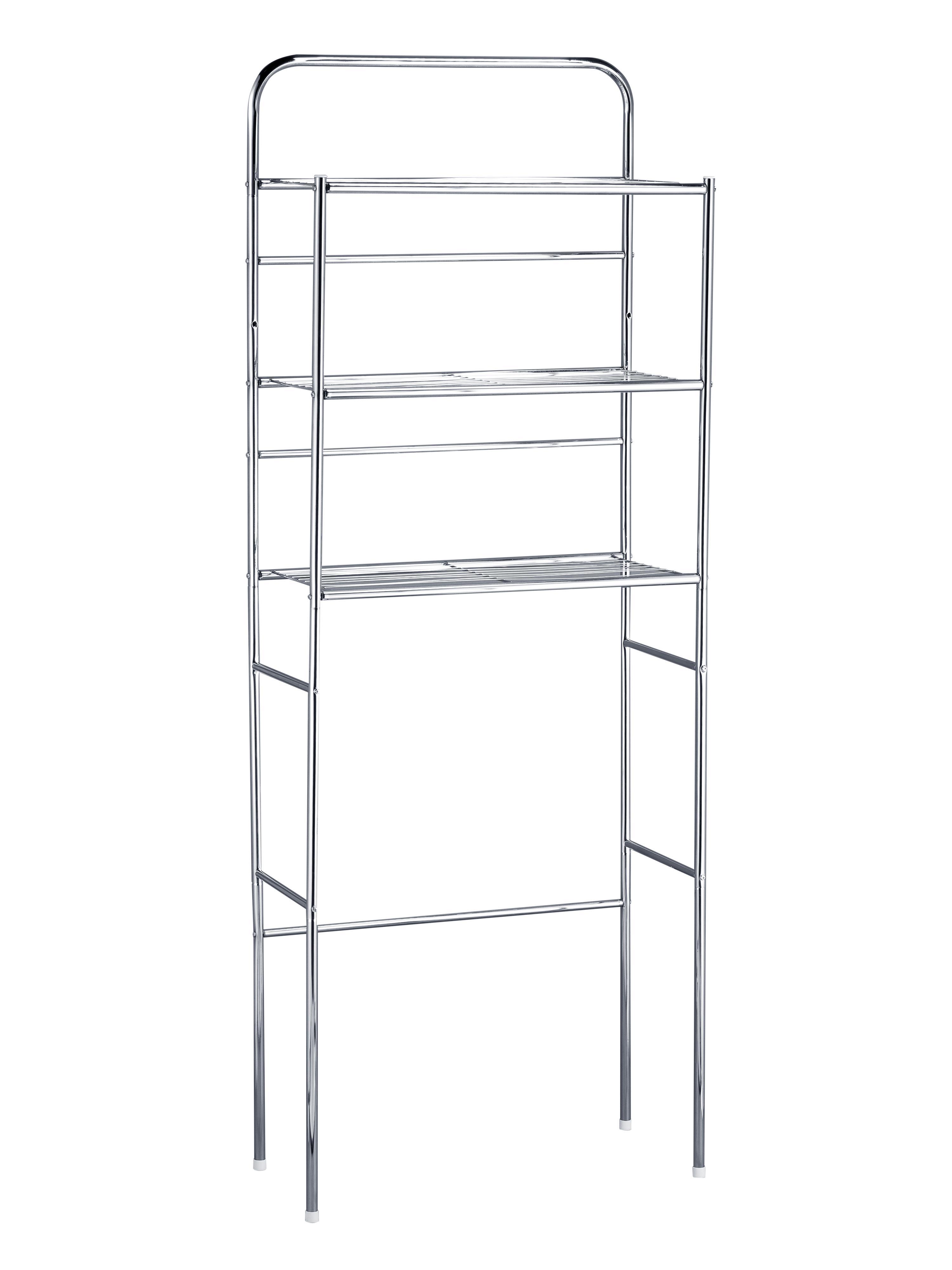 Изображение товара Стеллаж uniStor Gulliver напольный 3-х ярусный для ванной комнаты и туалета