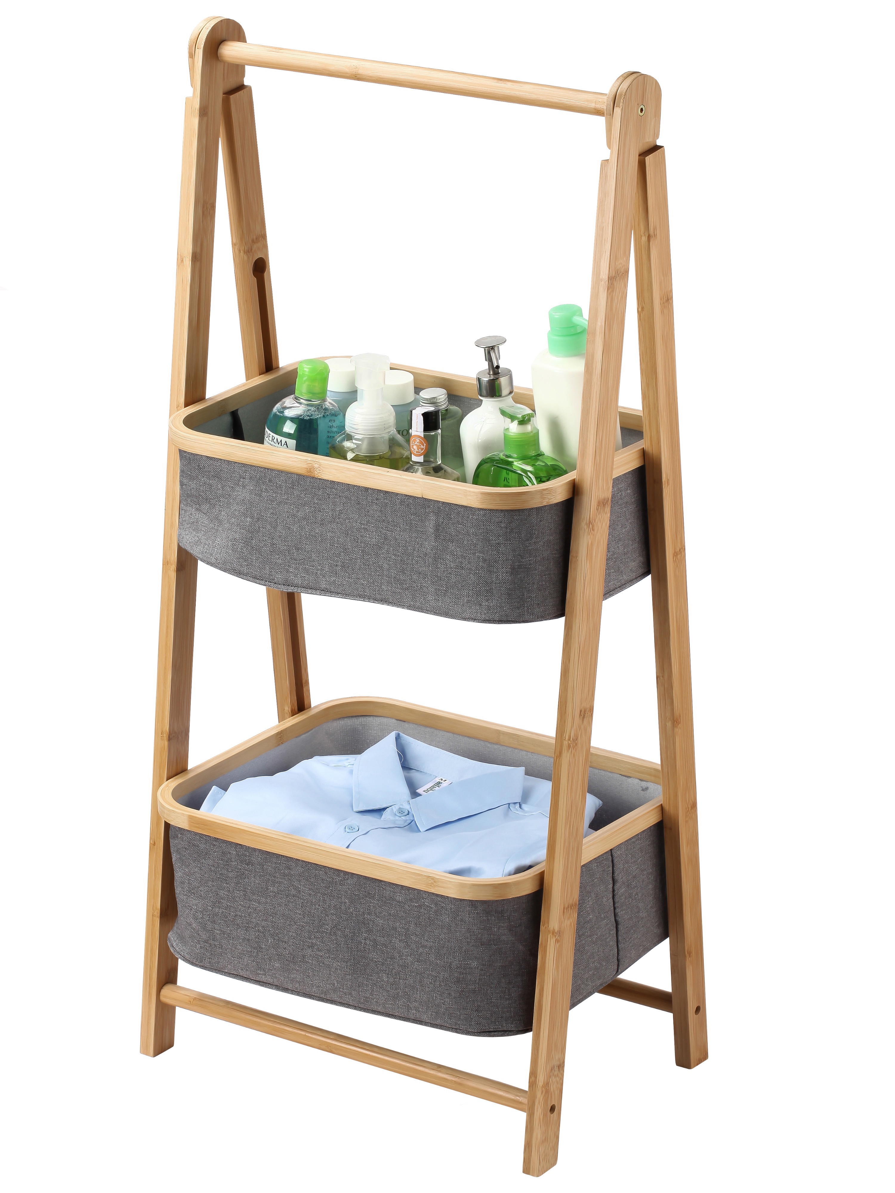 Изображение товара Стеллаж UniStor sumatra 211478 с двумя корзинками