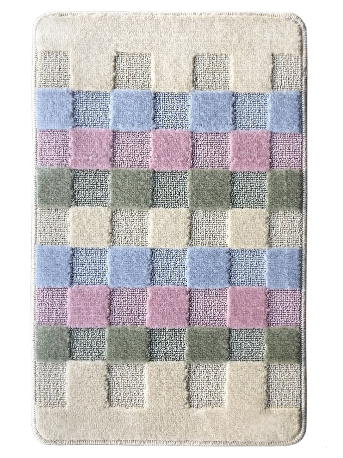 Изображение товара Коврик для ванной комнаты L'CADESI 415844 80x50см цвет разноцветный