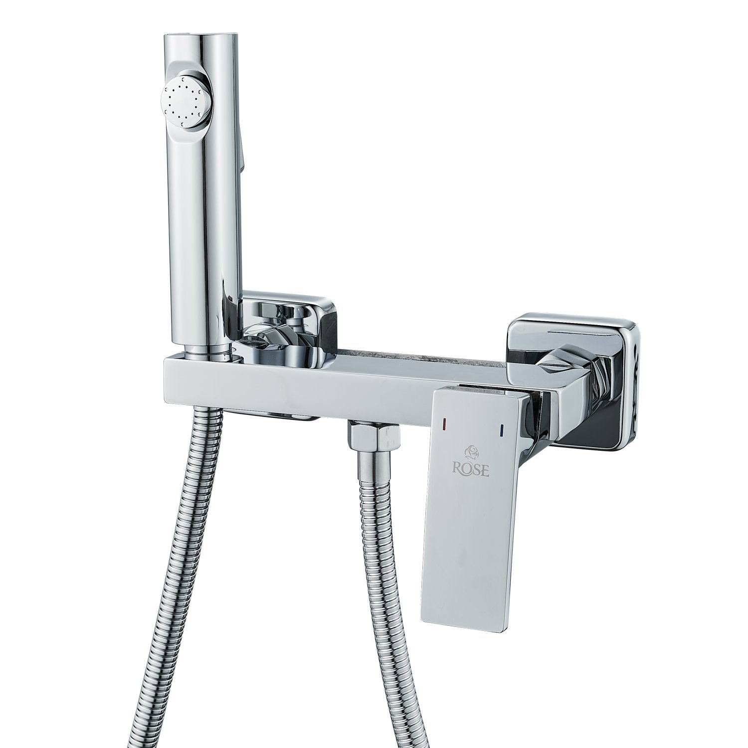 Изображение товара Гигиенический душ Rose R1805-1 хром латунь, рычажное управление, настенный монтаж