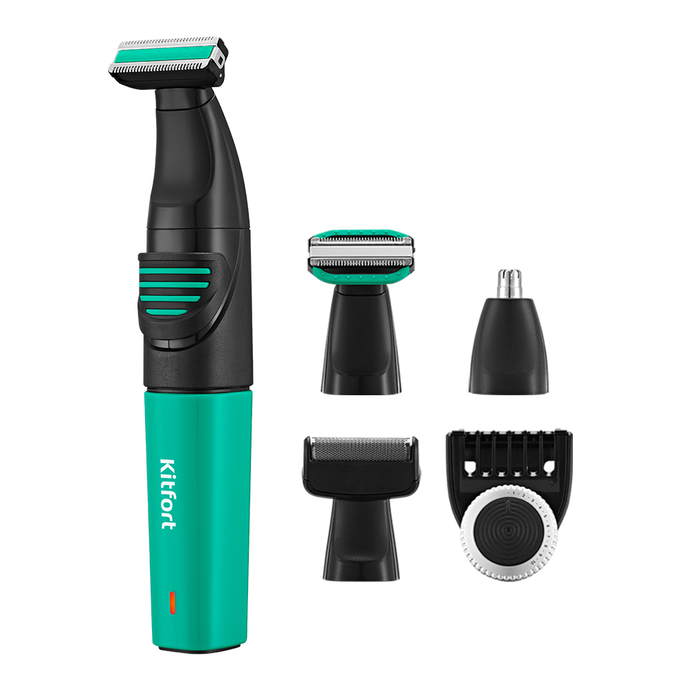 Изображение товара Портативный триммер Kitfort 3 в 1 КТ-3139-2 зеленый с аккумулятором