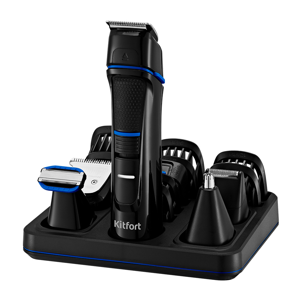 Изображение товара Триммер Kitfort 4 в 1 KT-3141 для бороды волос нос уши и тела с USB зарядкой