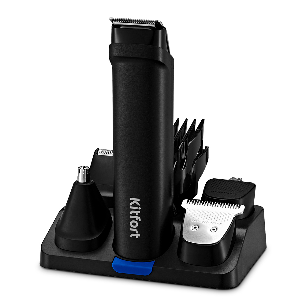 Изображение товара Триммер Kitfort 4 в 1 КТ-3140, универсальный для бороды волос ушей и носа, USB зарядка