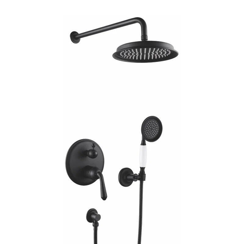 Изображение товара Душевая стойка Rose R R0235H 2 режимная цвет черный