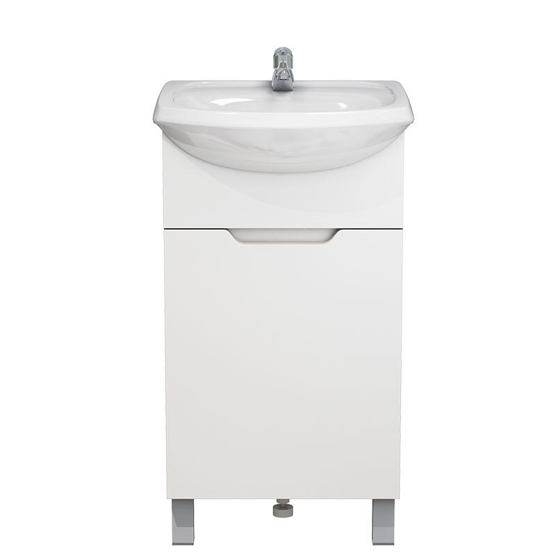 Изображение товара Тумба под раковину Melodia Della Vita Гамма 45x83см цвет белый