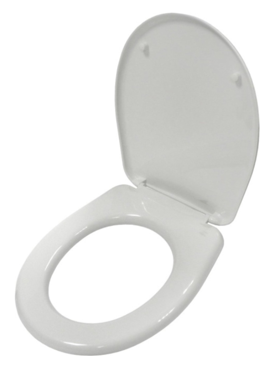 Изображение товара Сиденье для унитаза ИнкоЭр Каскада белое полипропилен