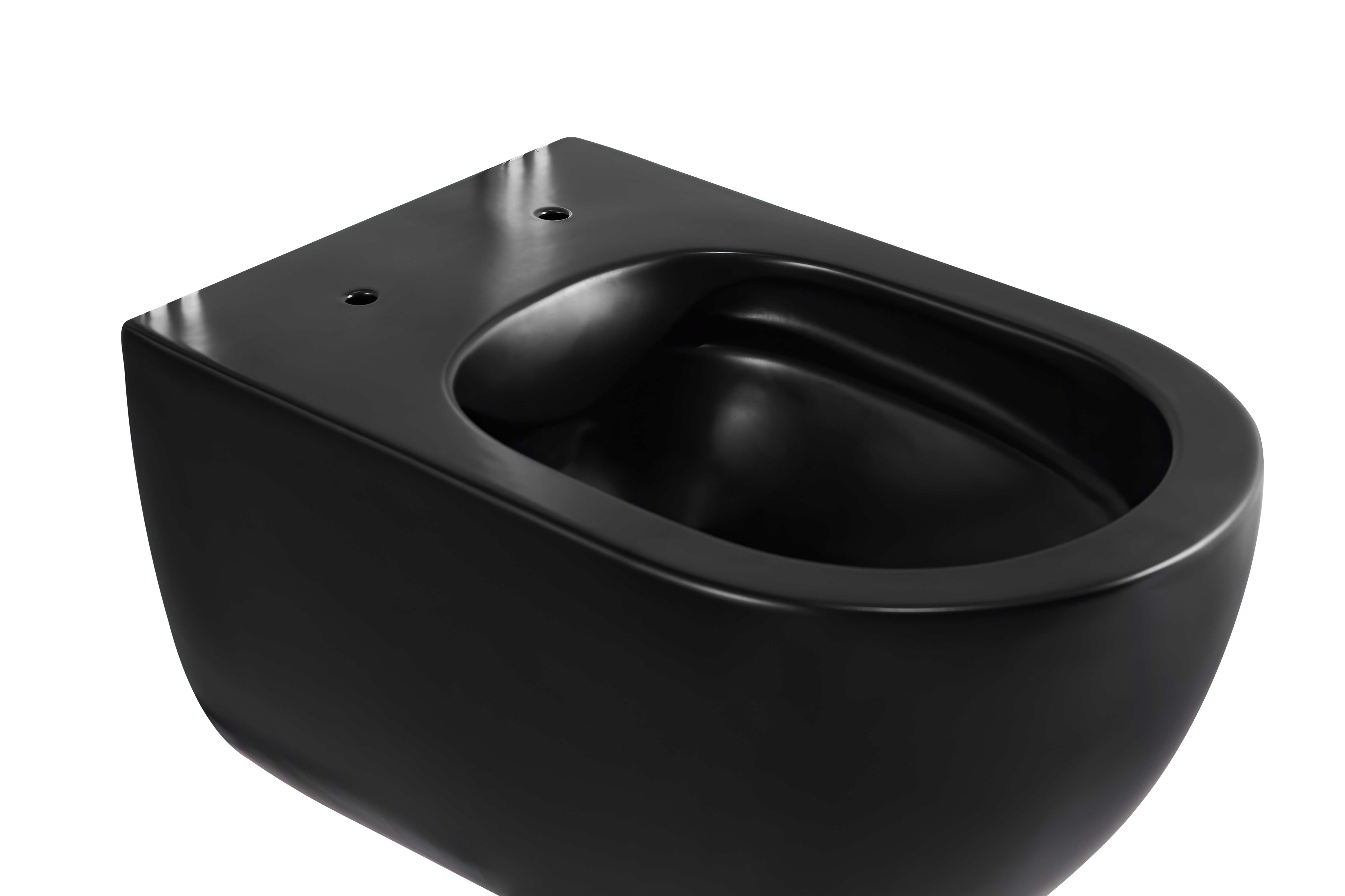 Изображение товара Унитаз подвесной Charus Skandenborg Rimless Ewc700-125B безободковый с сиденьем микролифт