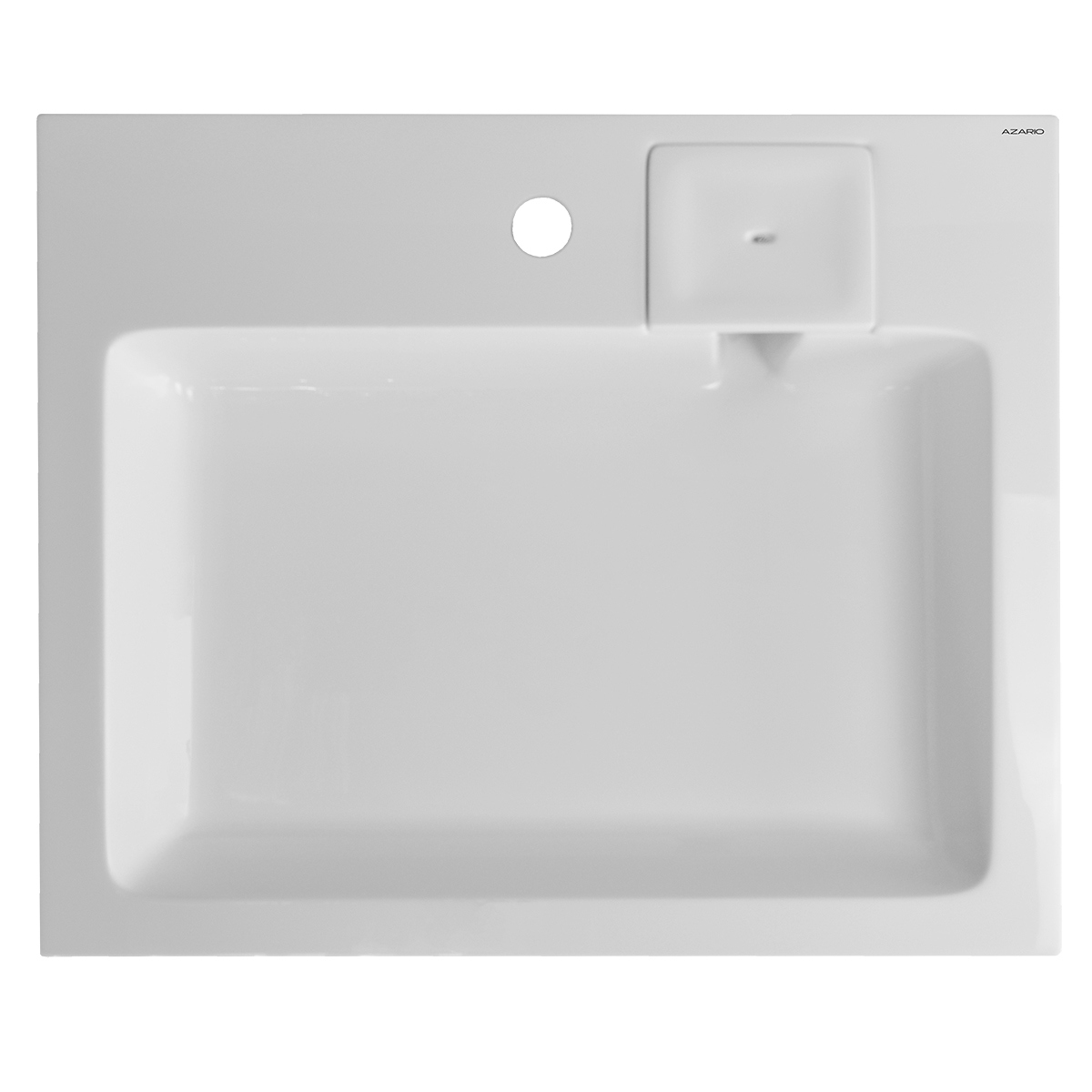 Изображение товара Раковина на стиральную машину Azario etna CS00086607 60см цвет белый Изображение товара Раковина на стиральную машину Azario etna CS00086607 60см цвет белый