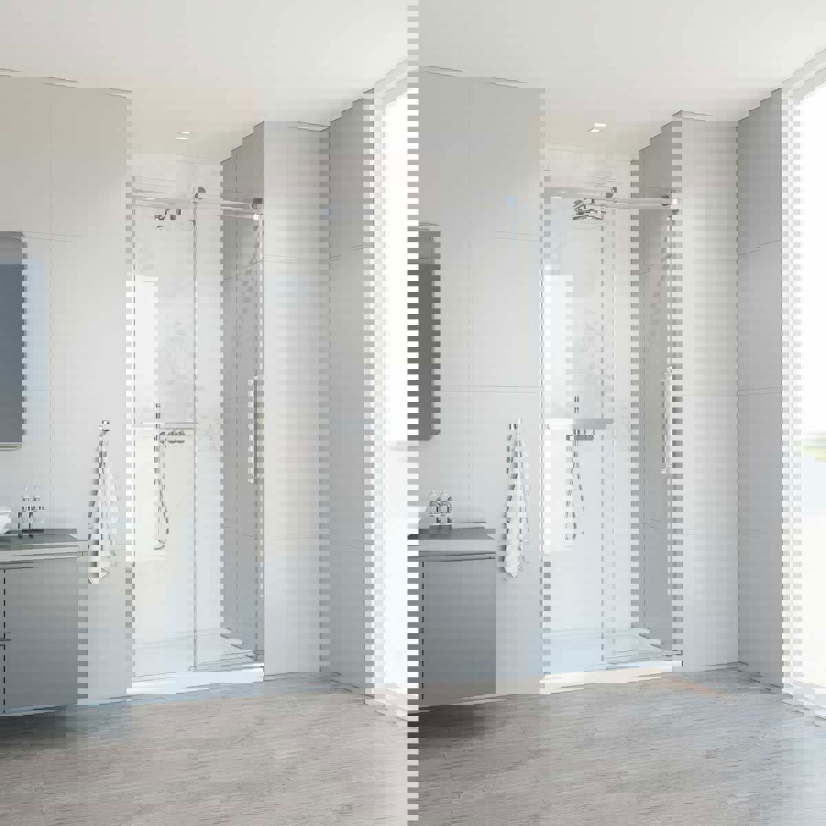 Изображение товара Душевая дверь Vincea Como Soft VDS-1CS120CL 120 см хромированная