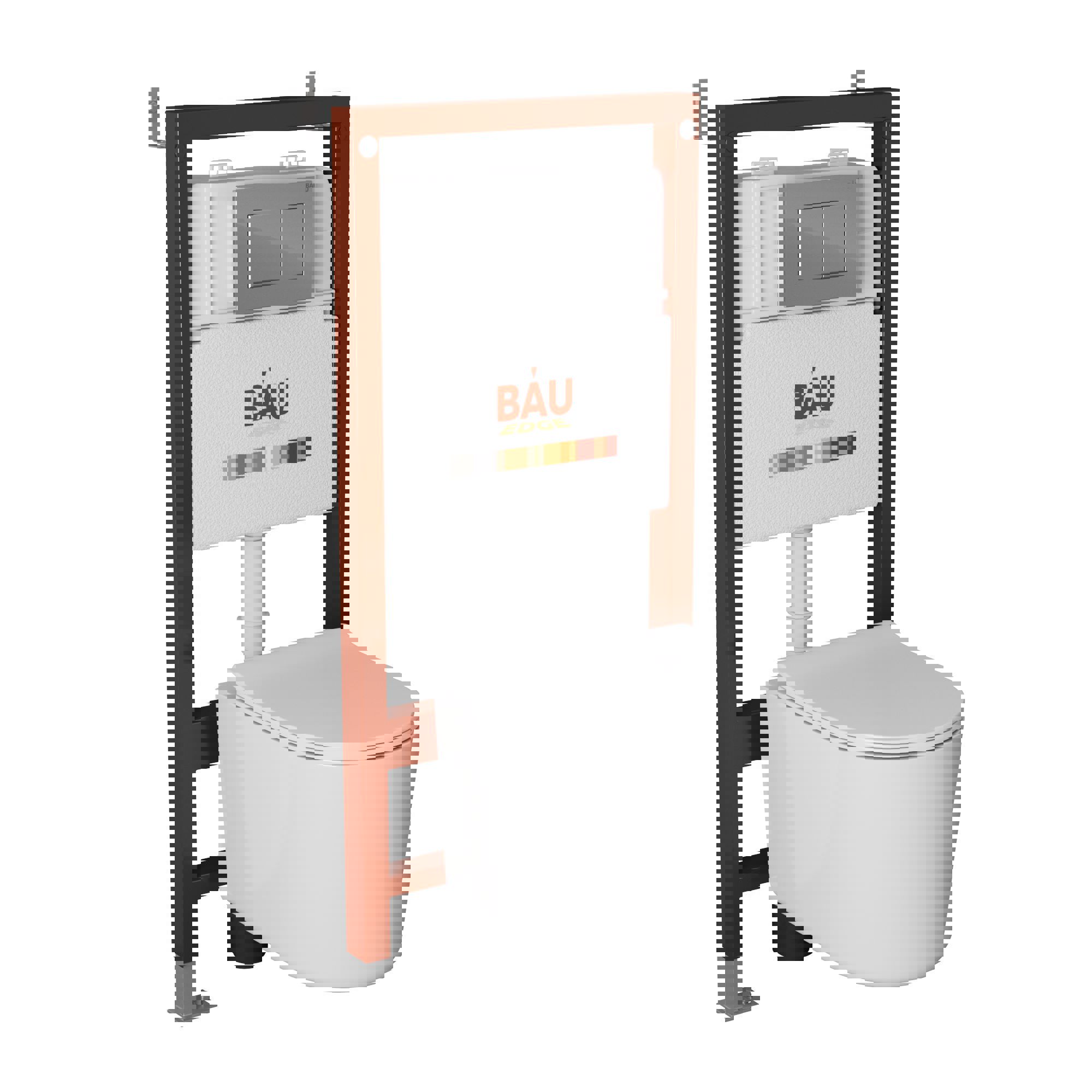Изображение товара Комплект инсталляции с унитазом Bauedge Q111300-NM0003-PRO-Q00002 белый